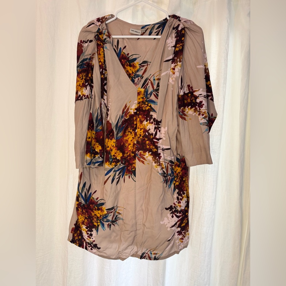 Anthropologie Harvest Floral tunic dress